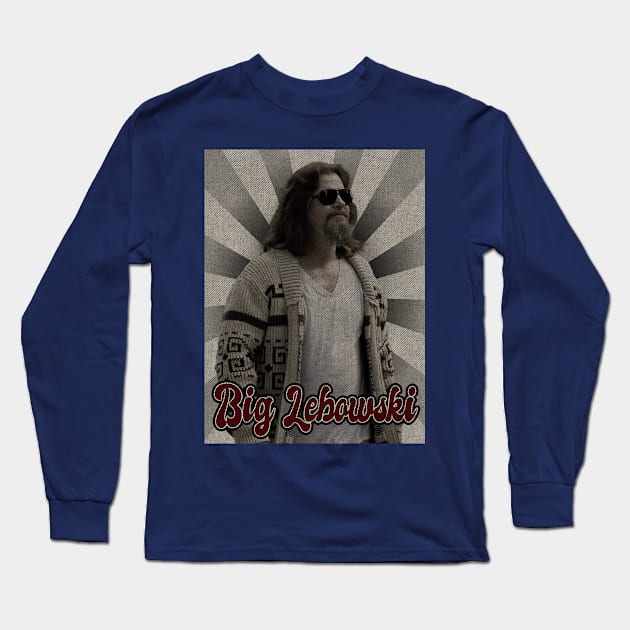 Vintage Classic Big Lebowski Long Sleeve T-Shirt by StickMen